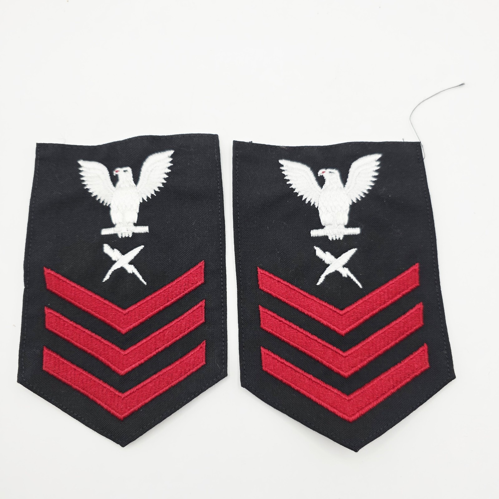 2 US Navy PO First Class E-6 Rate Cryptologic Technician Military Felt Patch