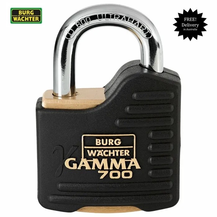 Burg Wachter GAMMA 700 55mm Padlock -Free Postage In Australia