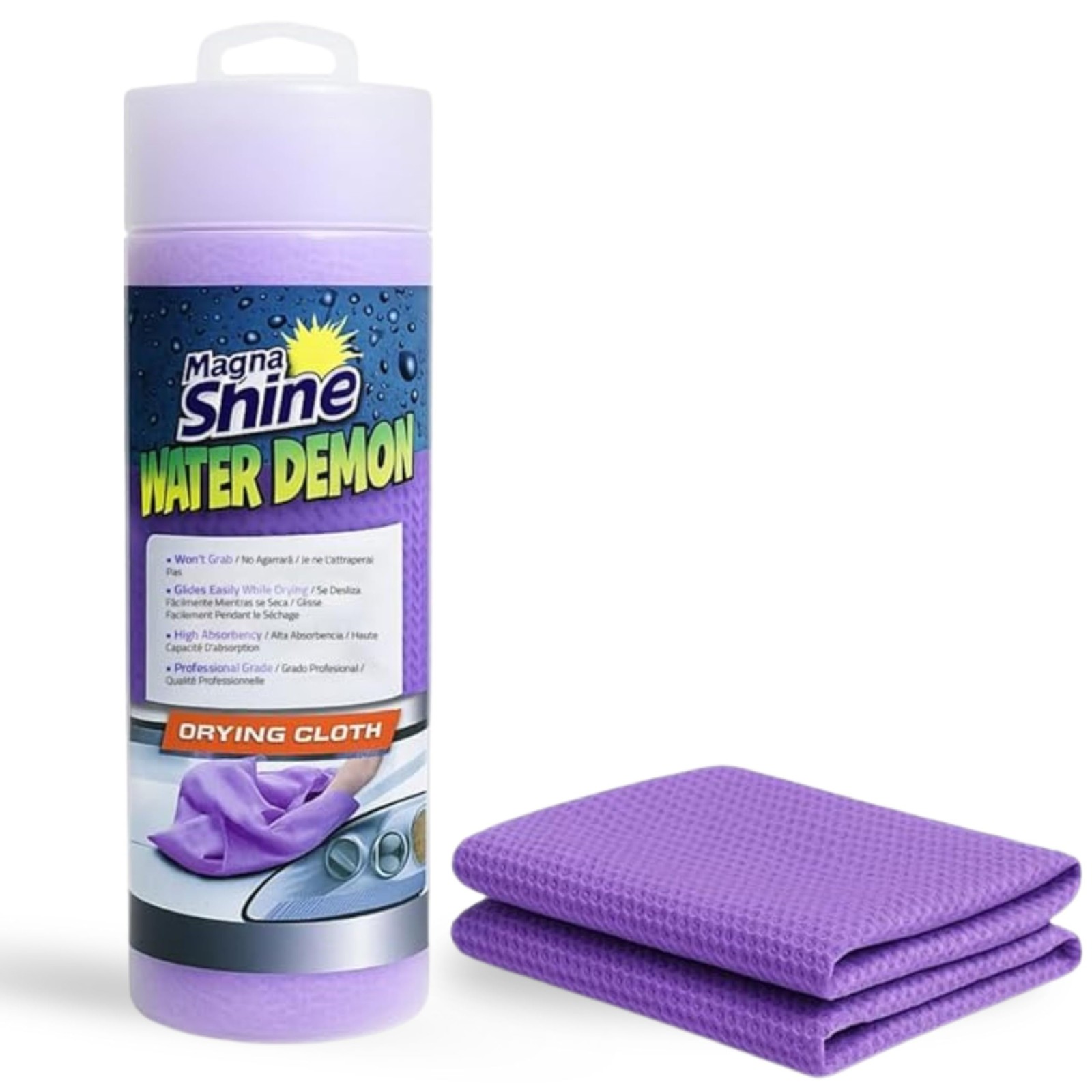 27x17 Magna Shine Water Demon Drying Towel Ultra Absorbent Microfiber