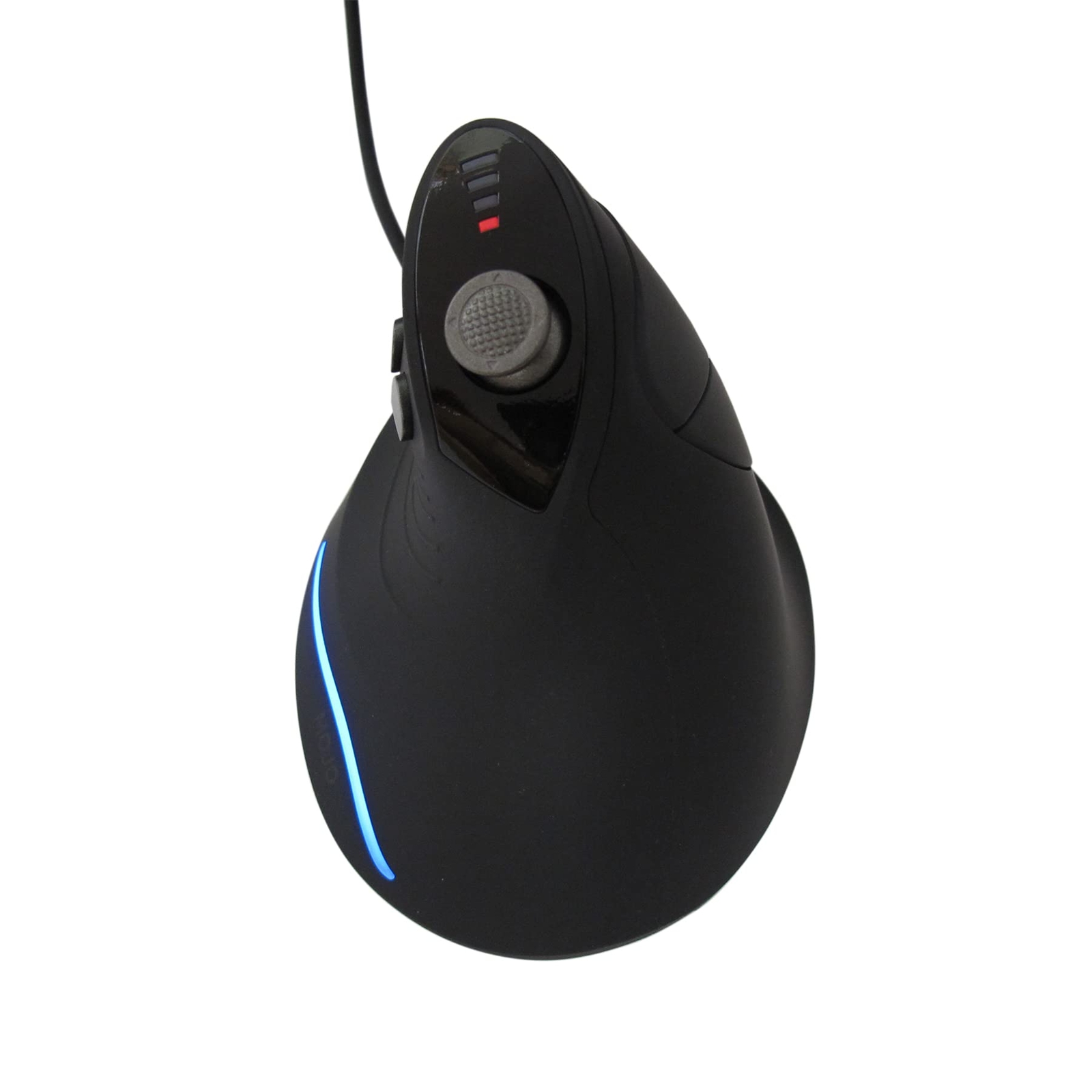 MOJO Silent Vertical Gaming Mouse - Ergonomic Mouse for PC Gaming w/ 4 Direction