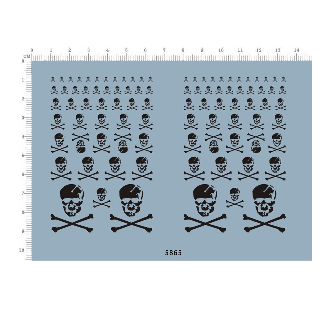 Black Different Scales Sizes VF-1 Macross U.N.SPACY Model Water Slide Decal 5865