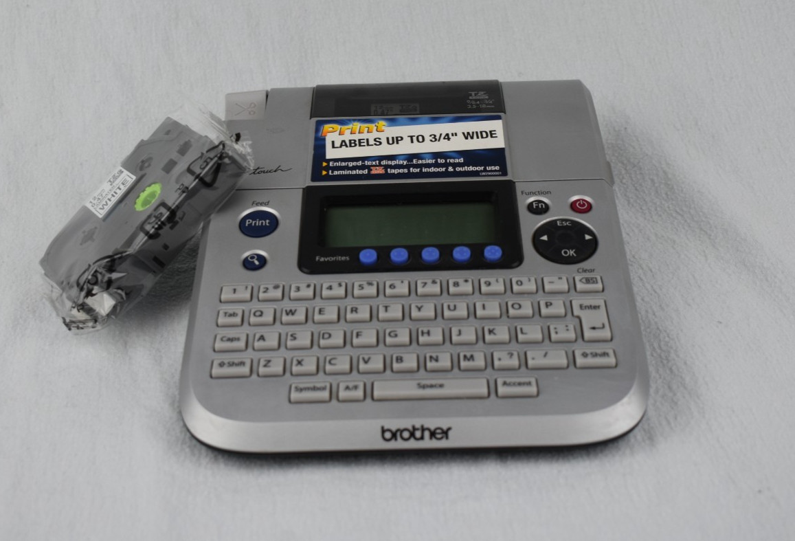 Brother P-Touch PT-1830 Label Thermal Printer + Cartridge BUNDLE Tested Working!