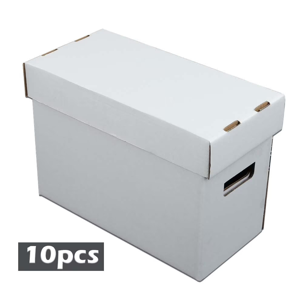 10PCS Comic Books Storage Boxes Short Holds 150-175 Stackable Durable Archive