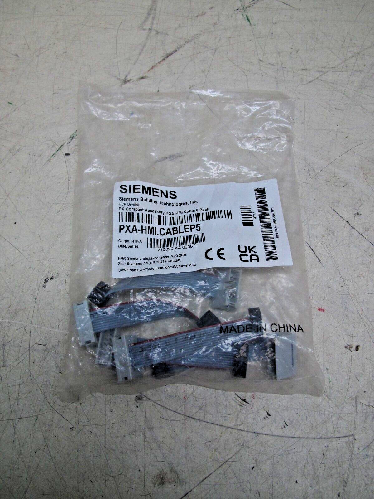 NEW Siemens PXA-HMI.CABLEP5 Compact Accessory HOA/HMI Cable FREE SHIPPING