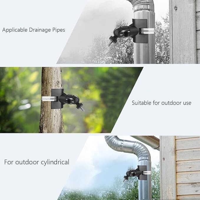 Camera Mount Tube Mount Adjustable Mount for Arlo, Ring, Blink Security Cameras