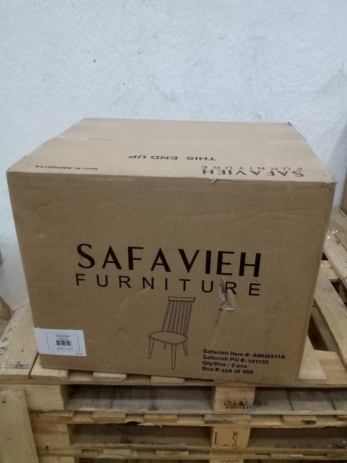 Safavieh BURRIS SIDE CHAIR, Reduced Price 2172724445 AMH8511A