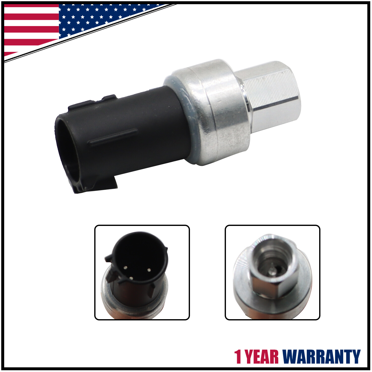 AC Air Conditioner Pressure Switch For 2004-16 Ford Focus Fiesta 6F93-19D594-AA