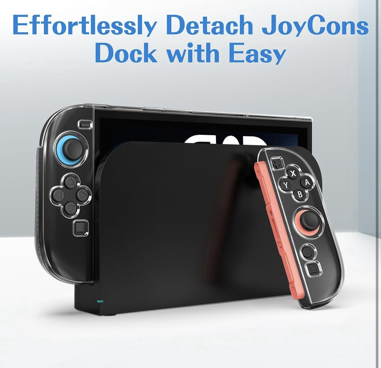 Clear Dockable Case for Nintendo Switch 2 (2025), Slim Case (New)