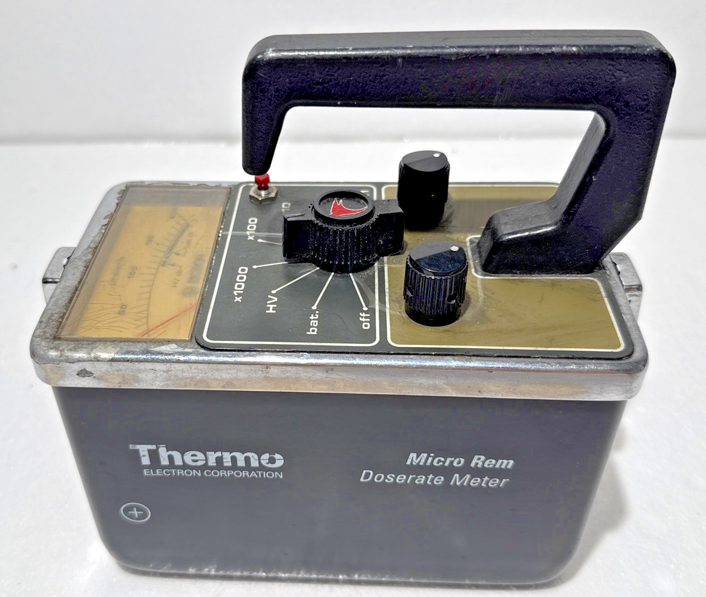 Thermo Scientific Micro Rem Survey Meter Radiation Detector Range Selector Dial