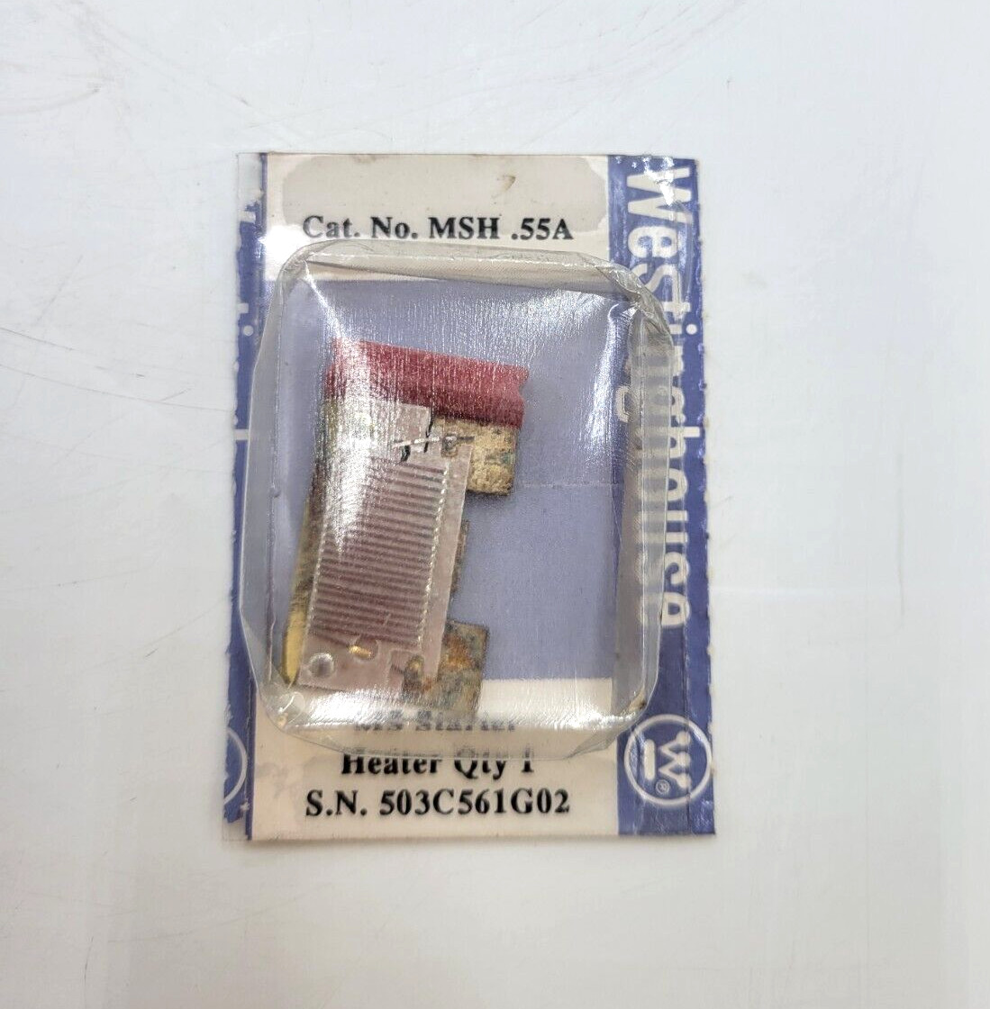 Westinghouse MSH.55A Manual Motor Starter Thermal Heater Overload 0.44-0.48 Amp