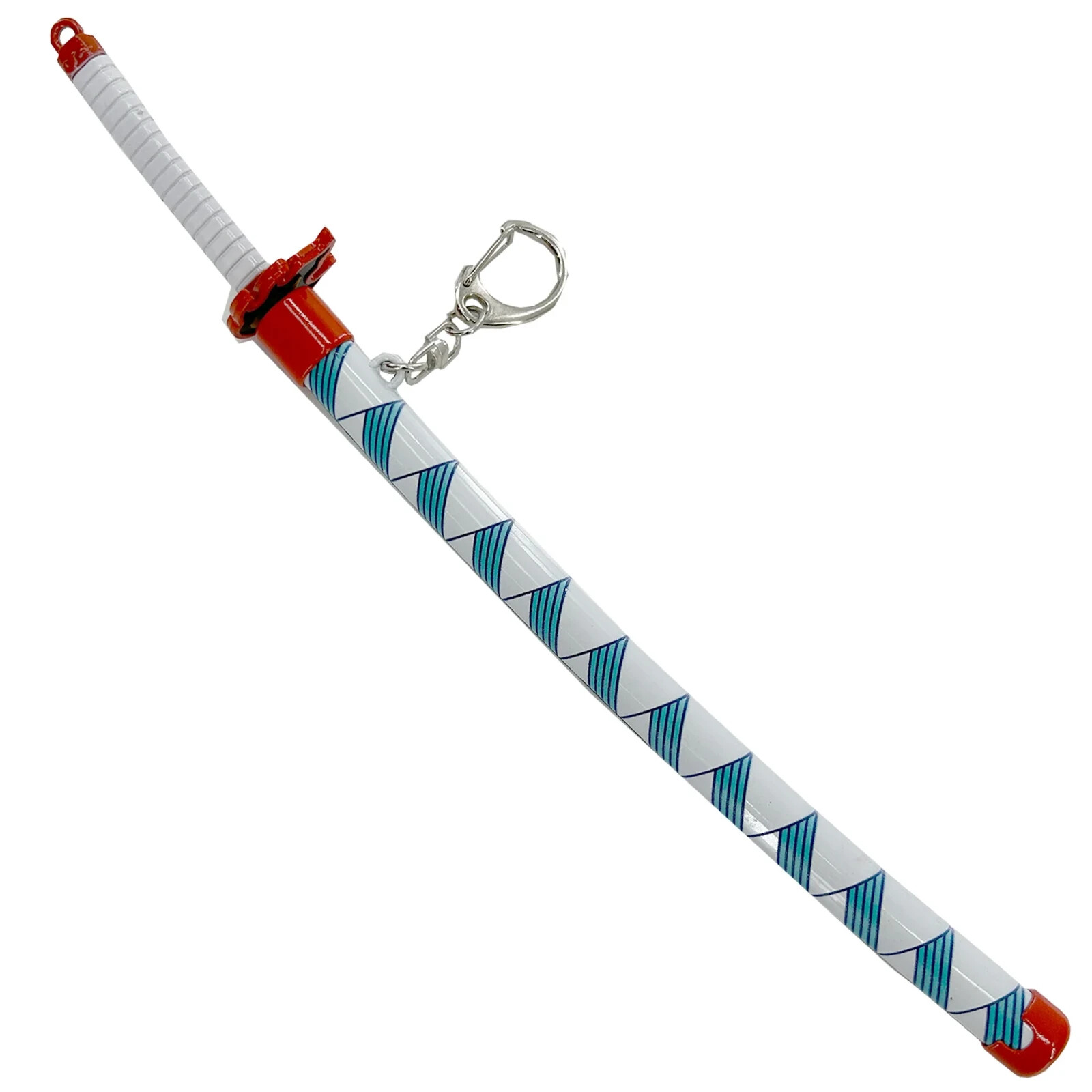 Spring Action Popup Mini Katana Keychain Rengoku Katana Edition - Overall 9"