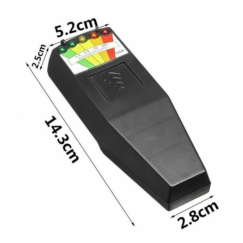 LED EMF Meter Magnetic Field Detector Ghost Hunting Tester Paranormal Equipment