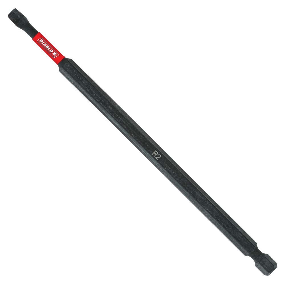 Diablo DSQ26B 6 in #2 Square Drive Bit Bulk High Carbon Steel