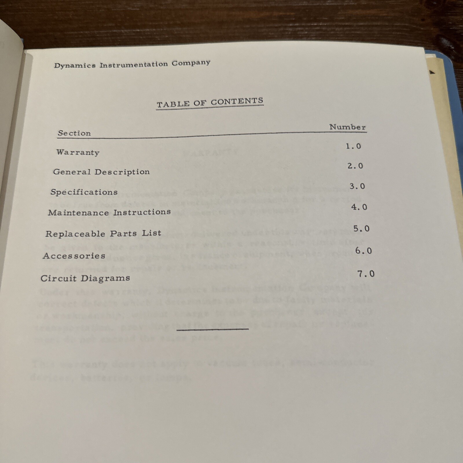 Dynamics Instrumentation 3573 D-C Amplifier Operating Instructions 3573-0007