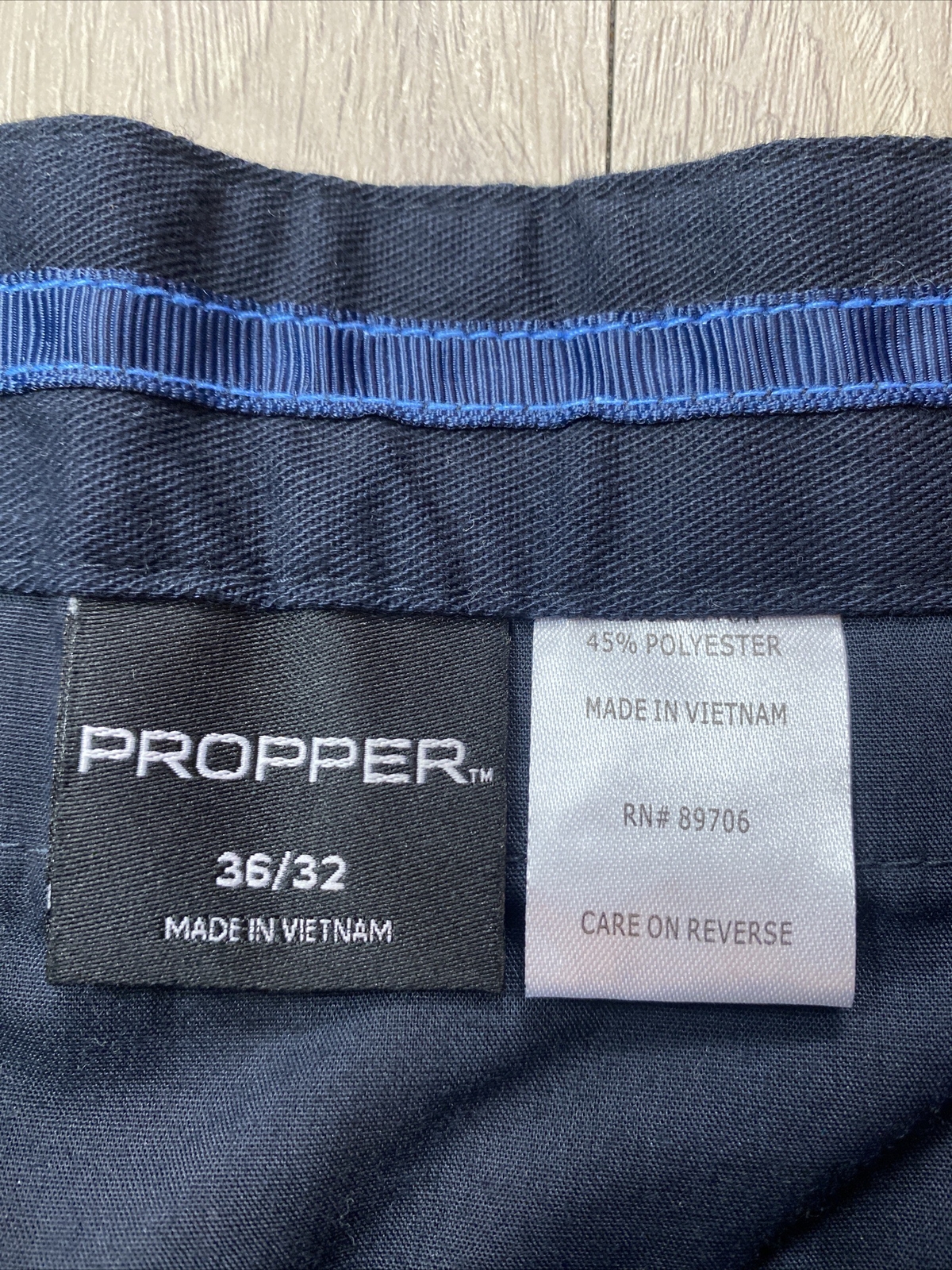 Propper Tactical Pants Men 36 Navy Blue LAPD District Utility Cargo Workwear New