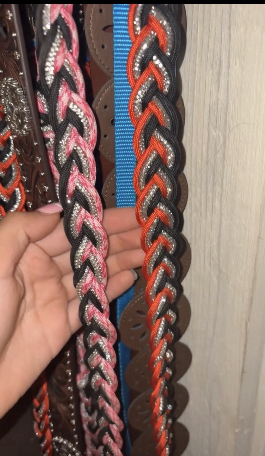 bling horse reins