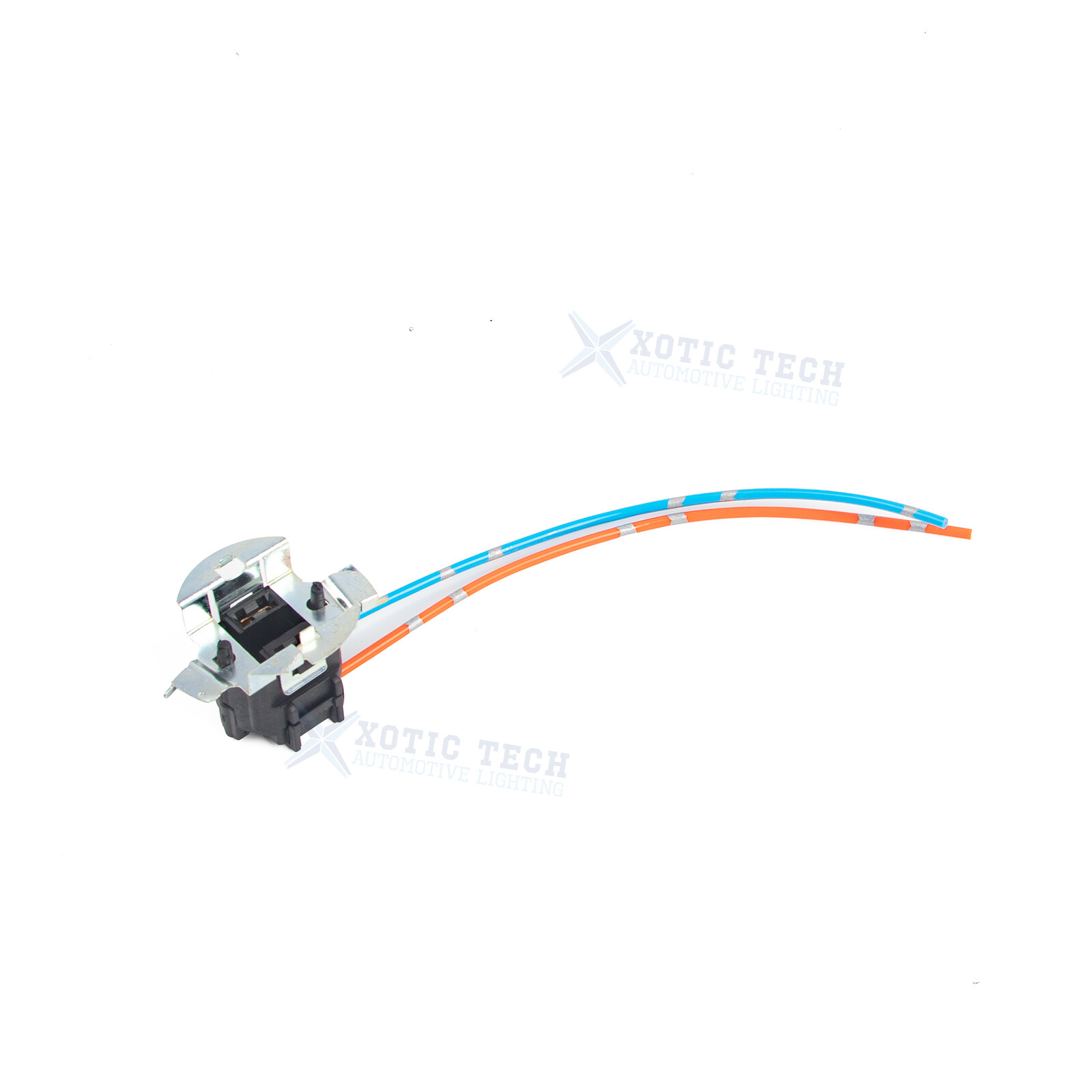 2X TK-305 Halogen Light Bulb Wire Base Male Plug Holder Harness For Headlight