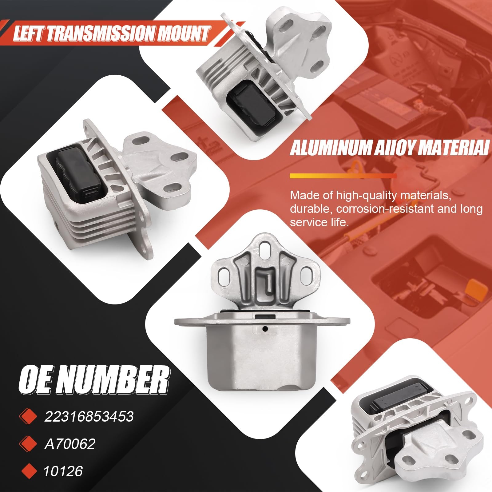 Engine Mount & Transmission Motor Kit 2014-2022 Mini Cooper,