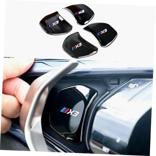 Car Inner Door Handle Panel Covers for BMW X3 2025-2026 X3 Titanium Black
