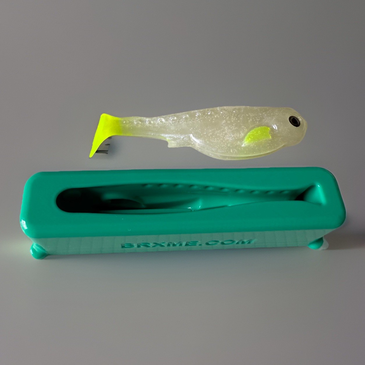 Soft Plastic Bait Mold, 5 Inch Paddle Tail Swimbait, Plastisol, Made In USA