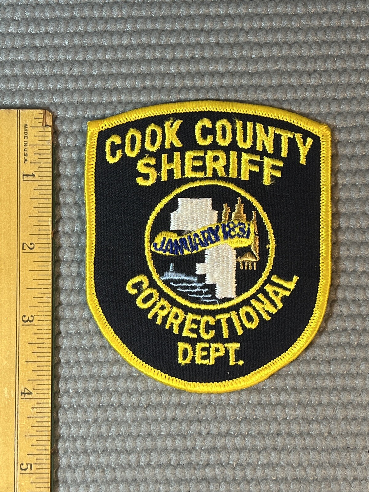 Cook County Sheriff Illinois Police Correctional Dept. patch