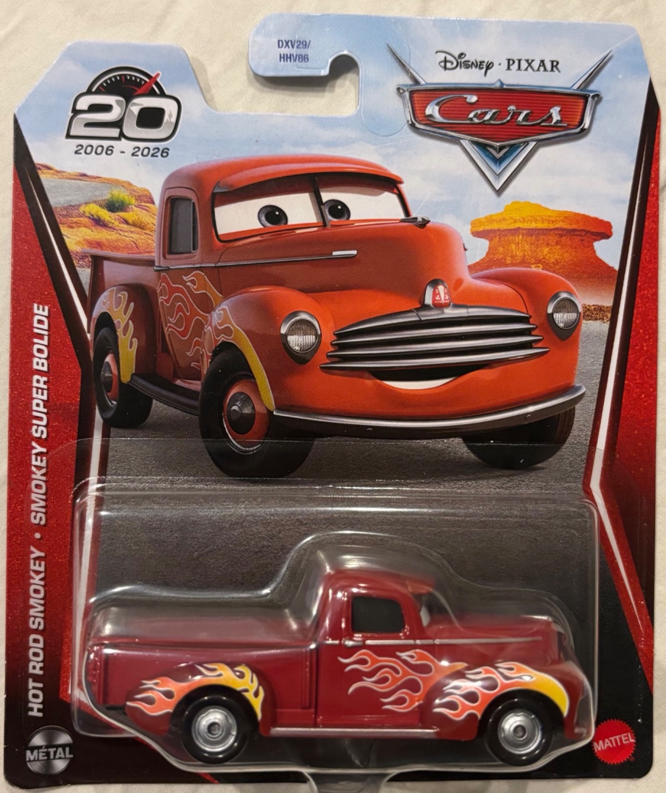 20 YEARS DISNEY/PIXAR CARS 3 HOT ROD SMOKEY PICKUP TRUCK