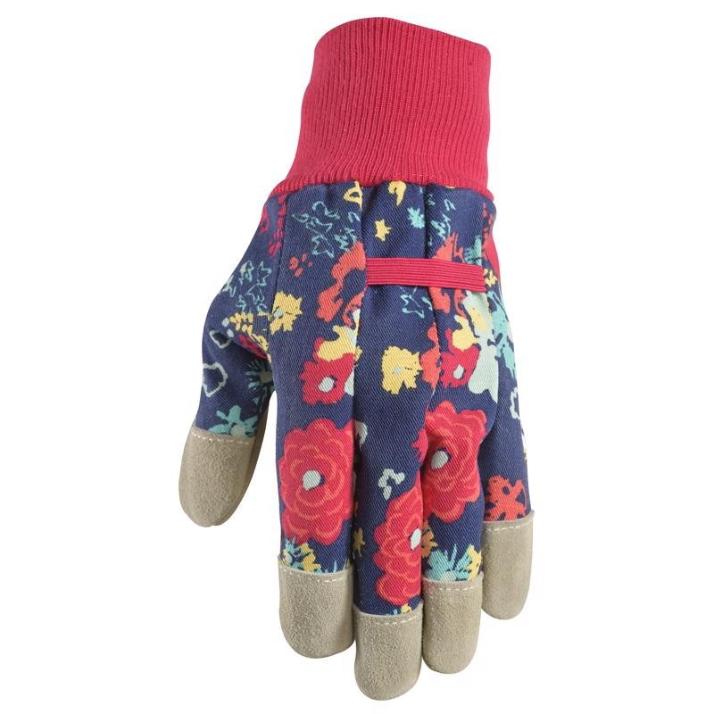 Wells LamontWomen's Indoor/Outdoor Liberty Print Gardening Gloves M 1 pair