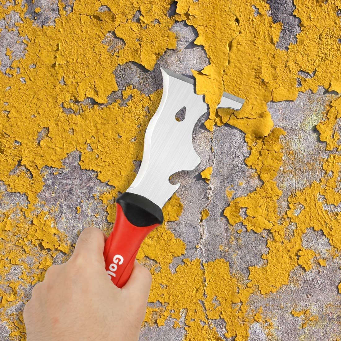 Paint Scraper 9-in-1 Stainless Steel Putty Knife multi-function scraper tool