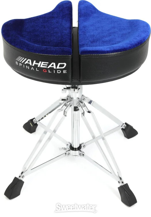 Ahead Spinal-G Saddle Drum Throne - Blue