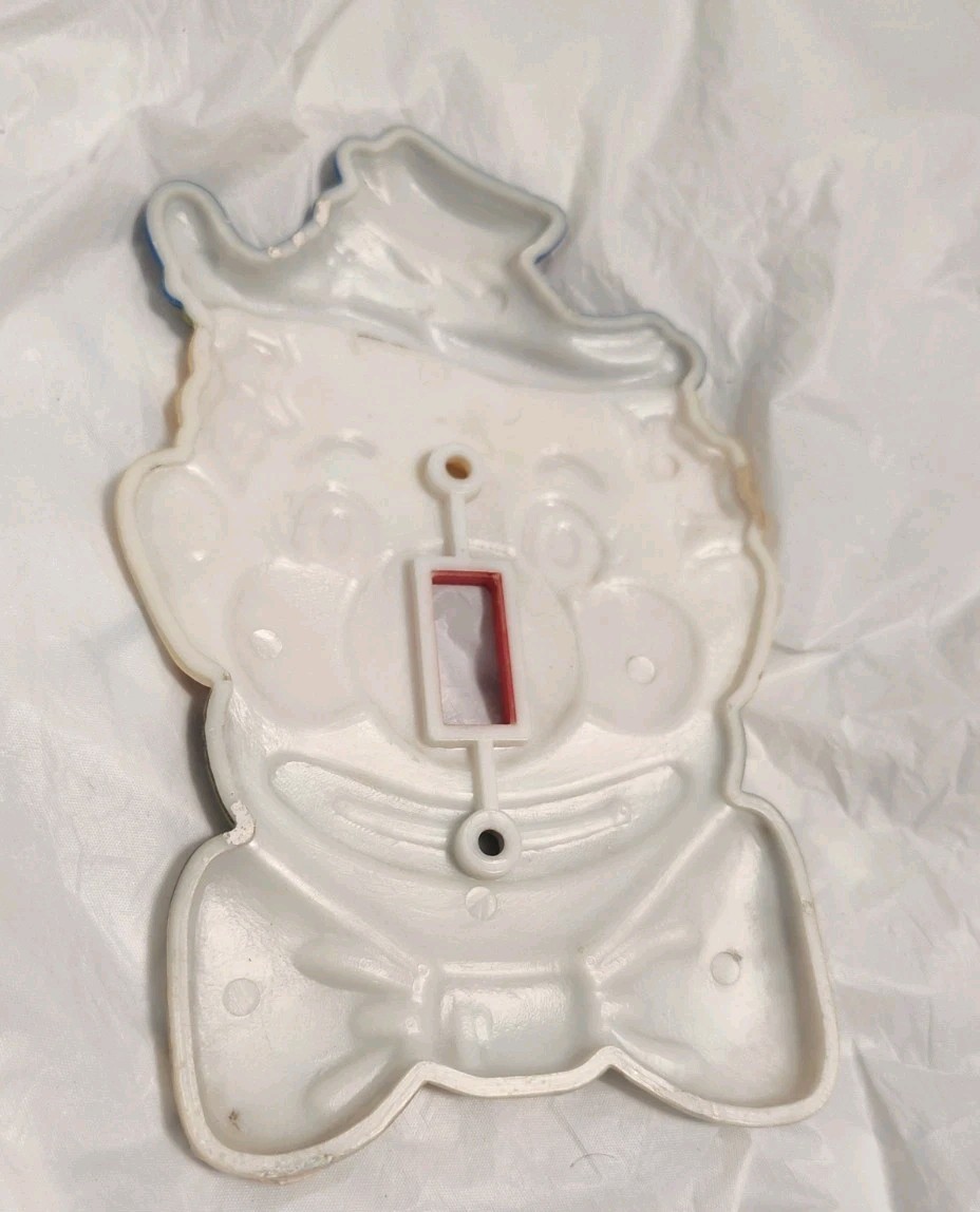 Vintage Retro Clown Switch Plate Ty70