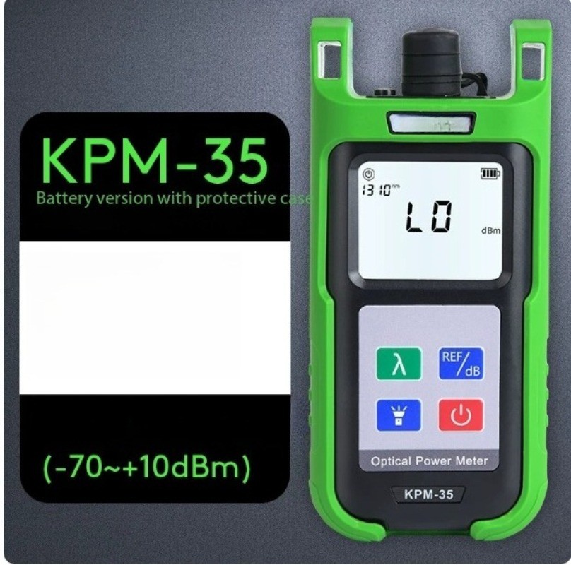 Fiber Optic Power Meter, High-Precision Optical Attenuation Tester, Photometer