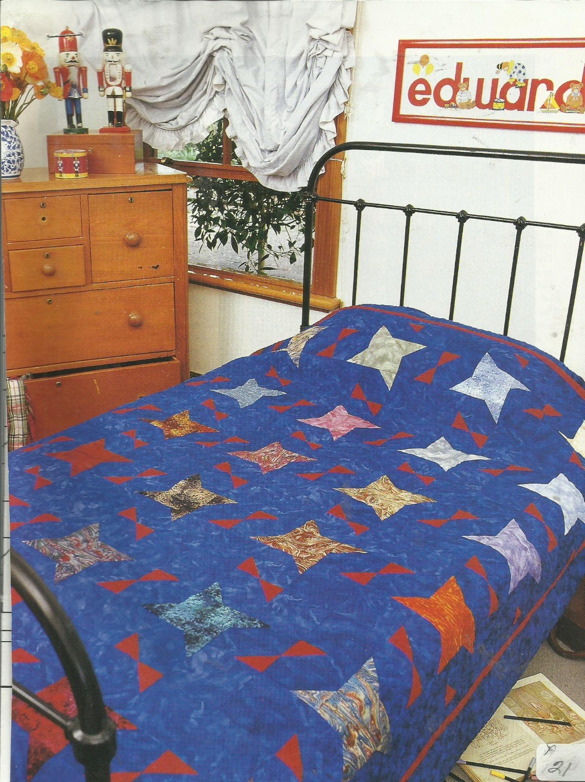 E0650 STARS FOR NANCY CROW  QUILT PATTERN/INSTRUCTIONS