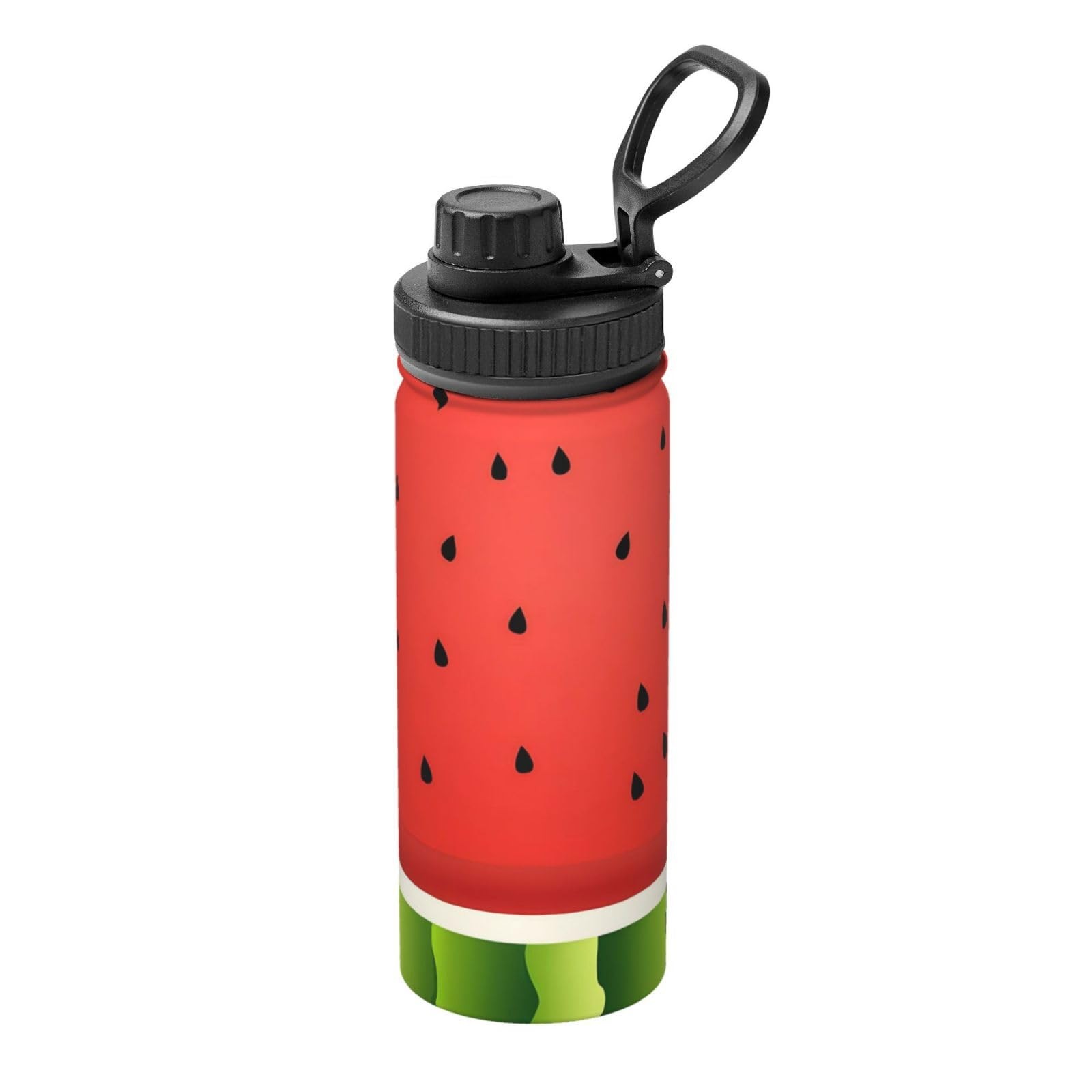 Watermelon Water Bottle,18oz Vacuum Insulated Stainless Steel Water Bottles f...