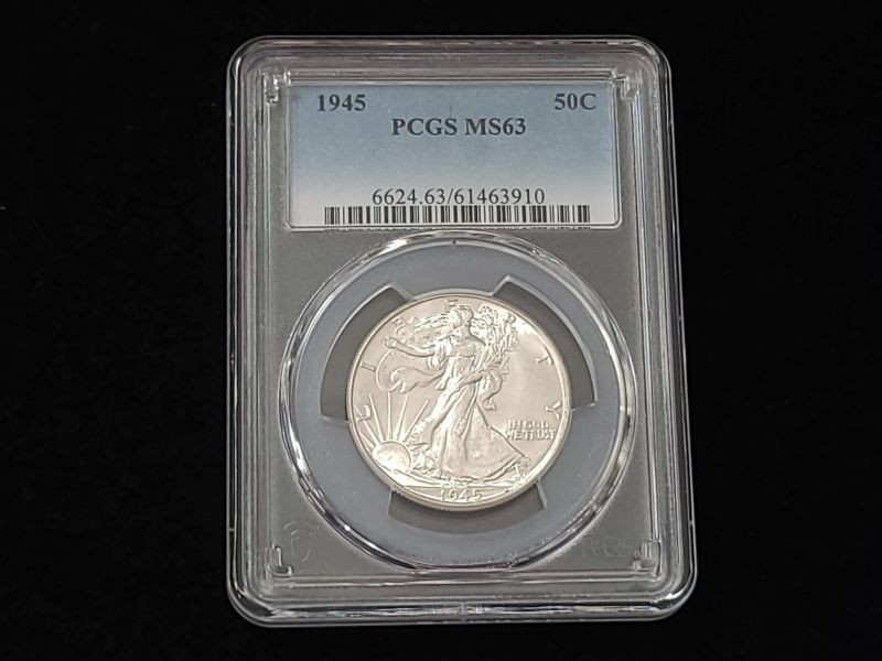 1945 Walking Liberty Silver Half Dollar PCGS Graded MS63 #61463910