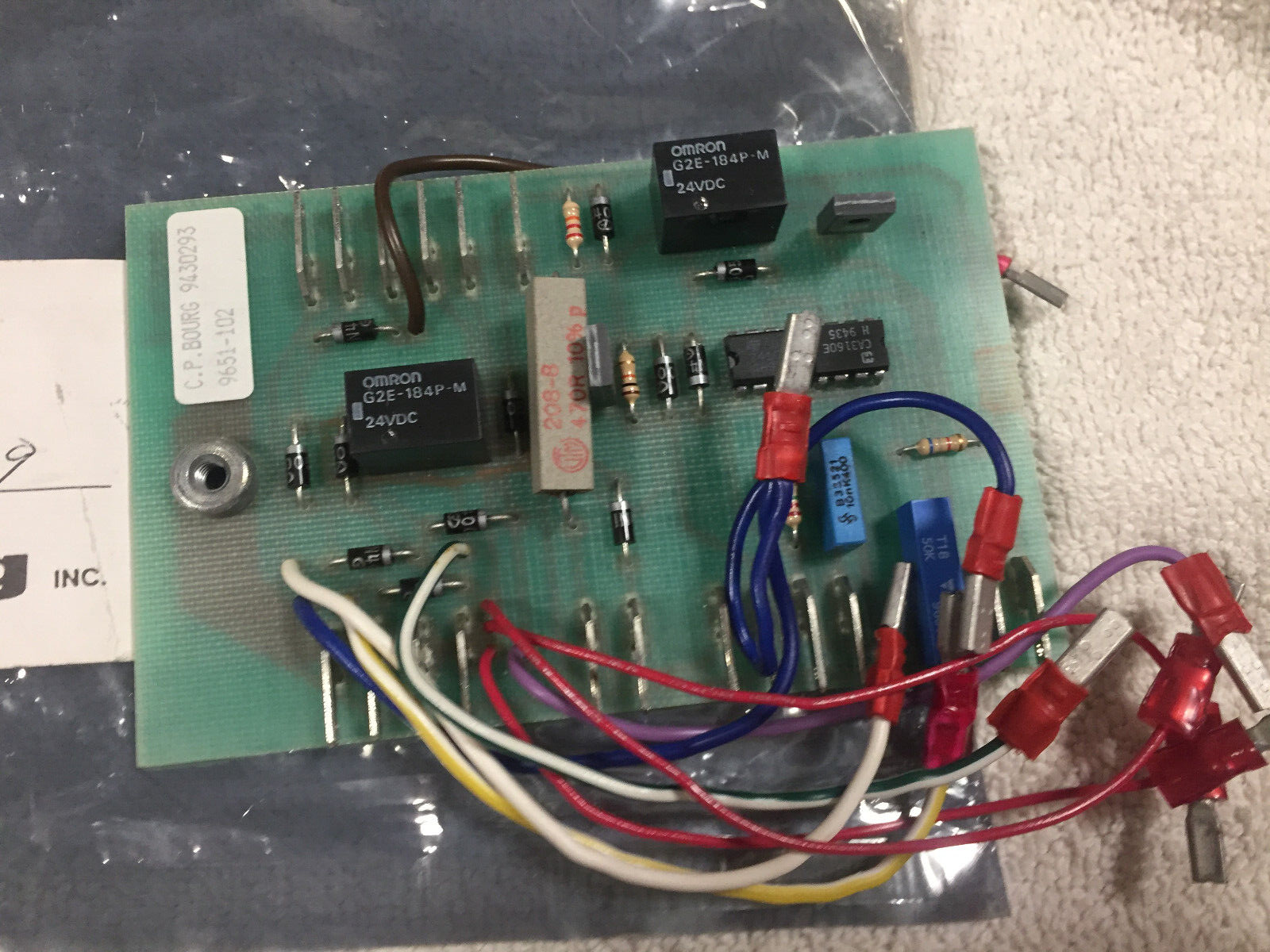 Bourg Collator Bin Circuit Board 9420459