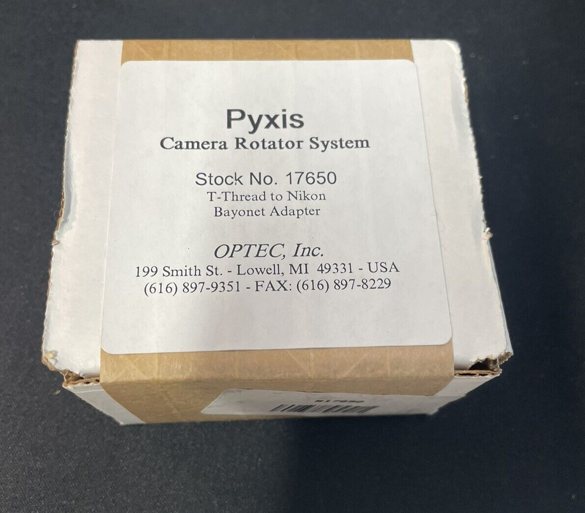 Optec Inc #17650 T-Thread to Nikon Bayonet Adapter for Pyxis - New