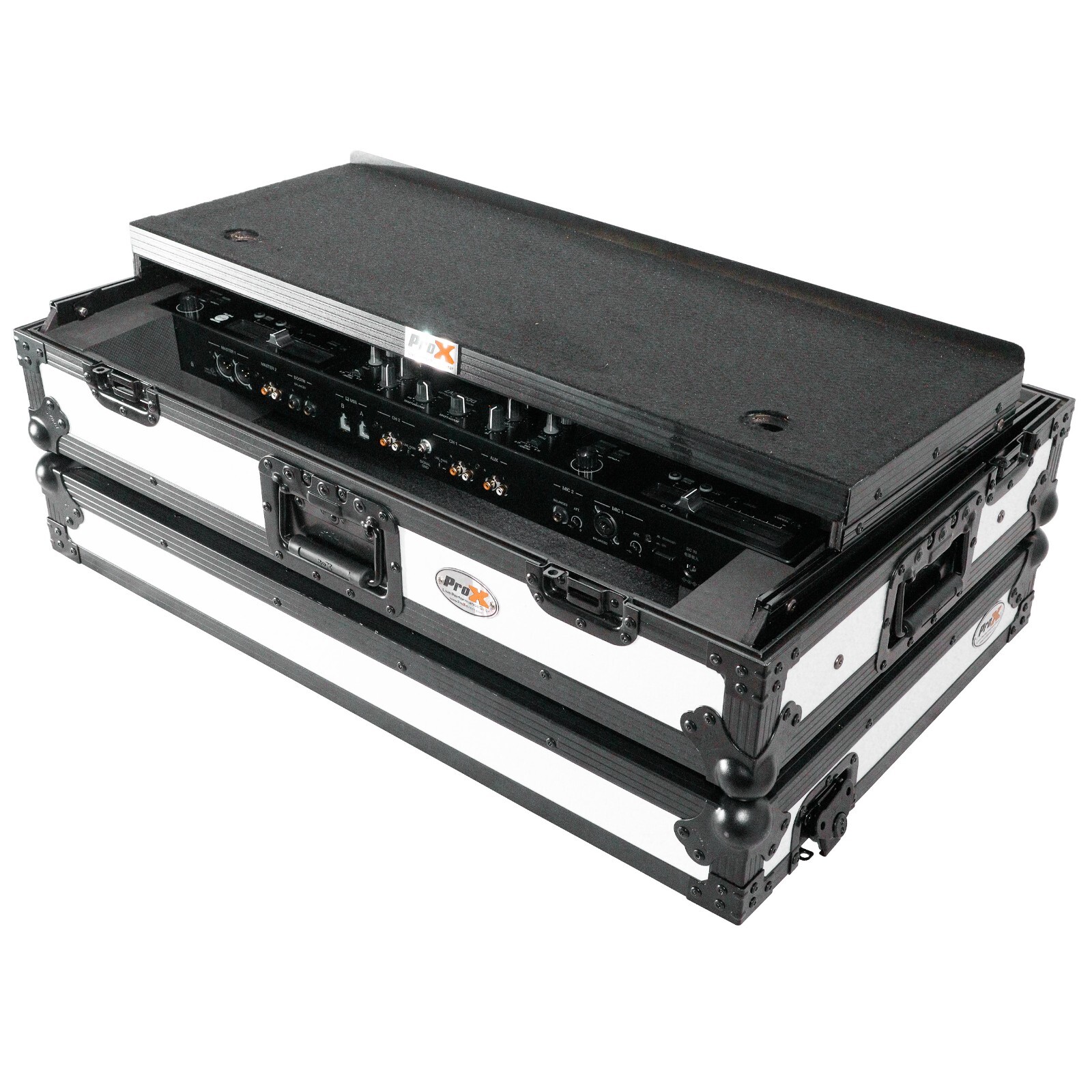 ProX XS-DDJFLX10WLTWH ATA Flight Style Road Case For Pioneer DDJ-FLX10 White