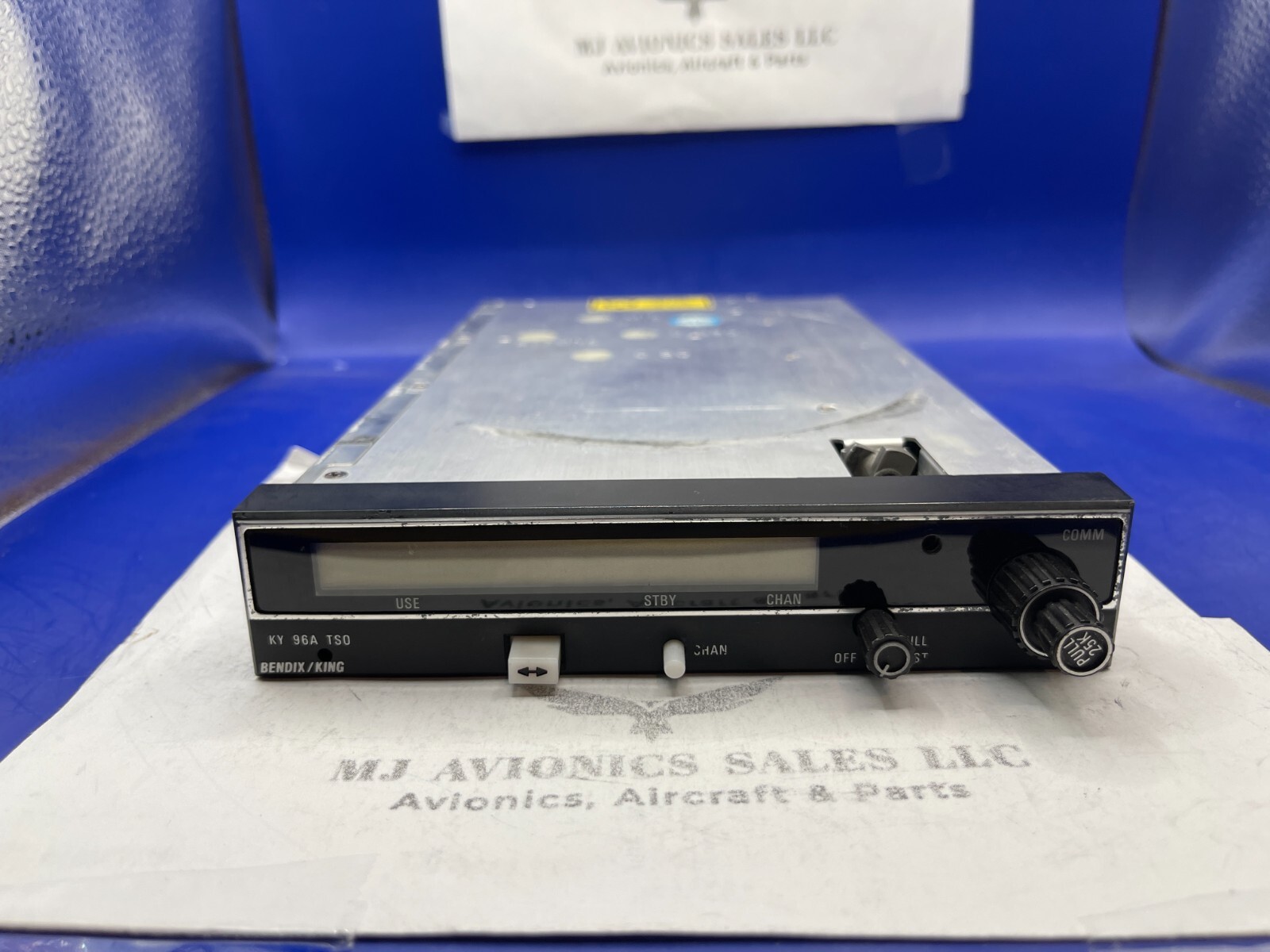 BENDIX/KING KY 96A 28 VDC P/N 064-1052-70 WITH  FRESH FAA FORM 8130-3