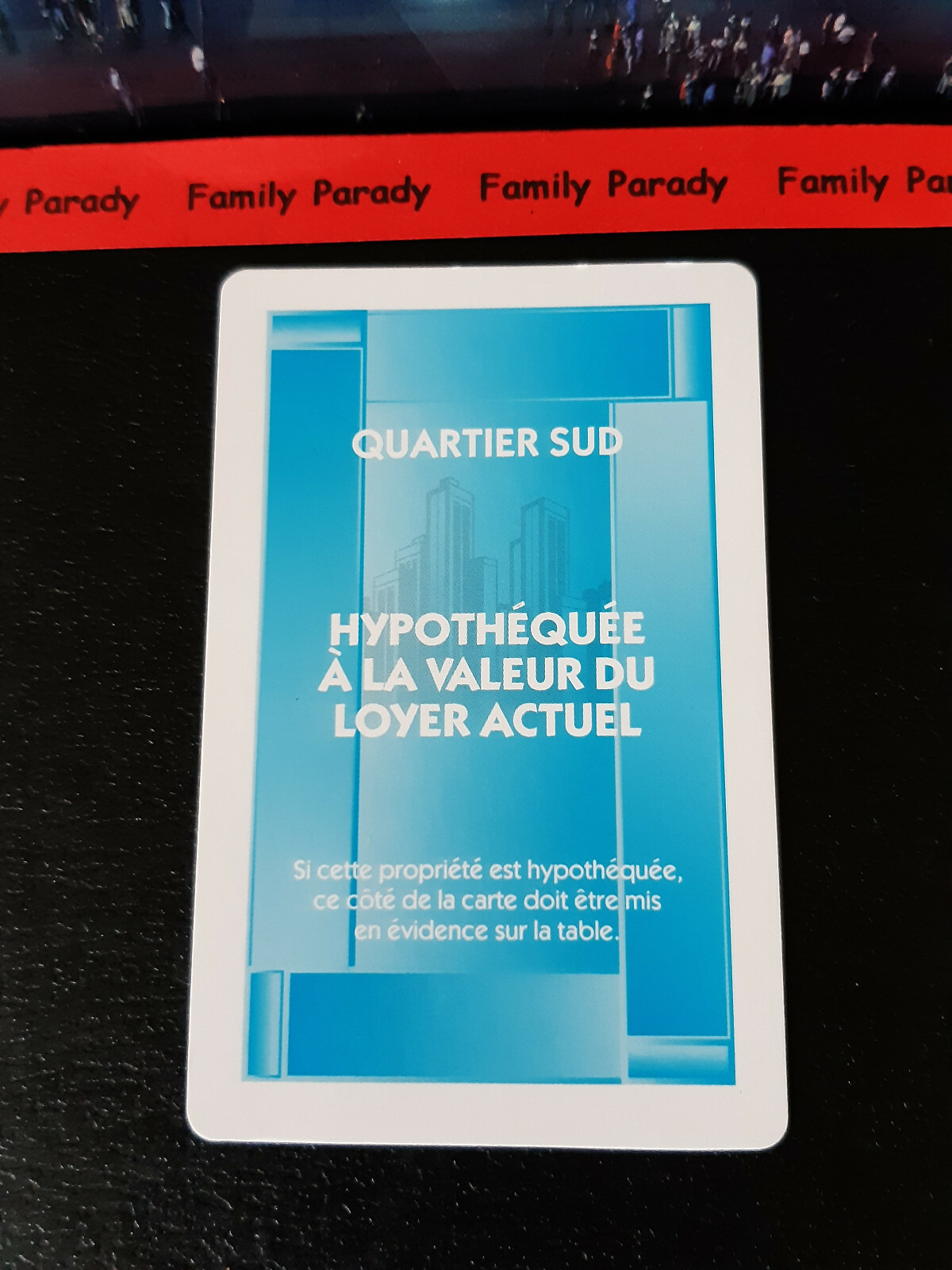 Monopoly City Spare Part South District Title Card