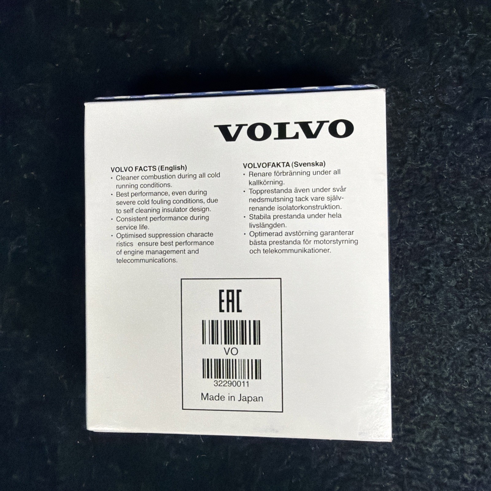 32290011 Volvo spark plugs oem
