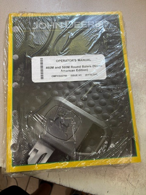 John Deere 460M 560M Balers Operators Manual OMFH343750 H1 Sealed