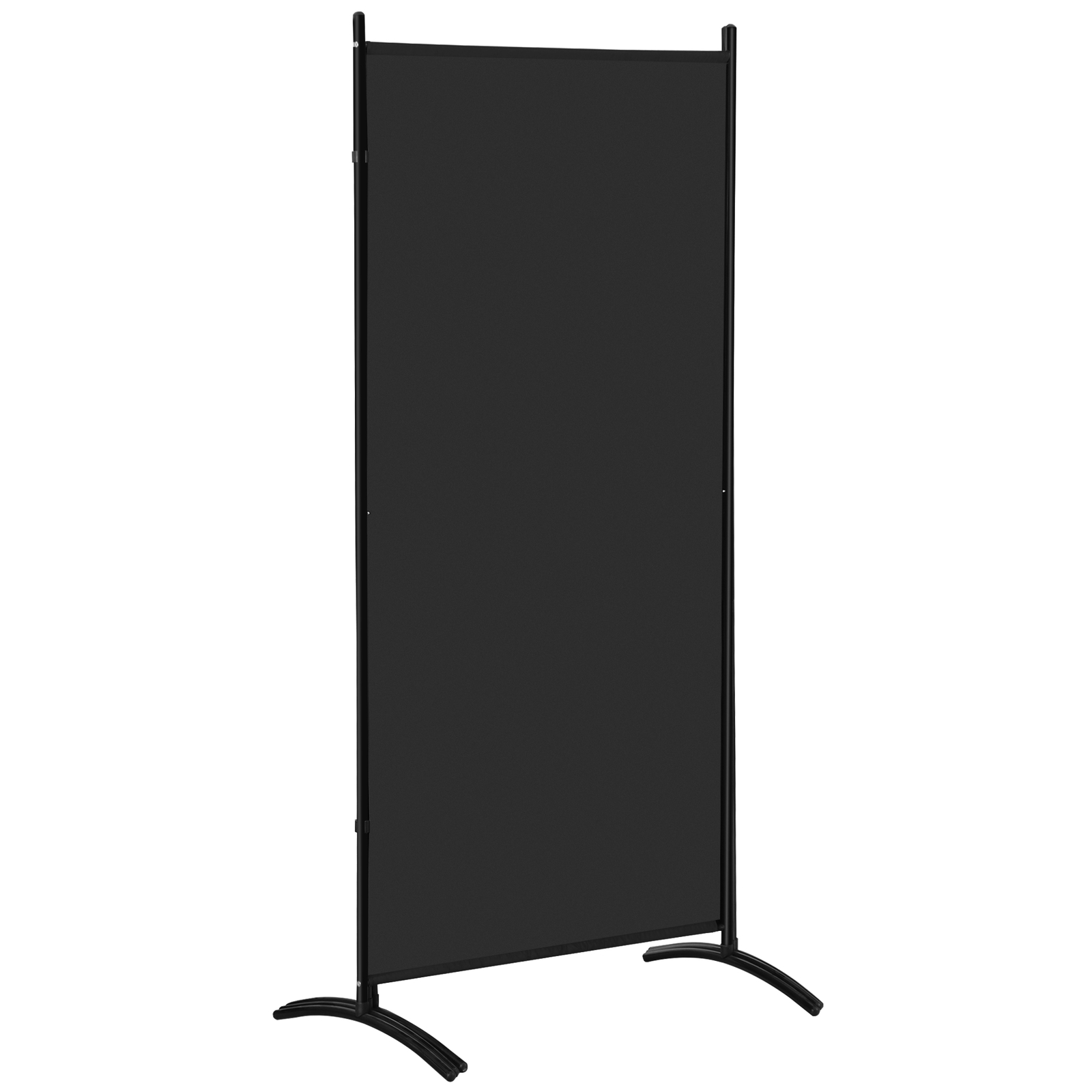 3 Panel Room Divider Black Folding Privacy Panel Screens for Office Separation