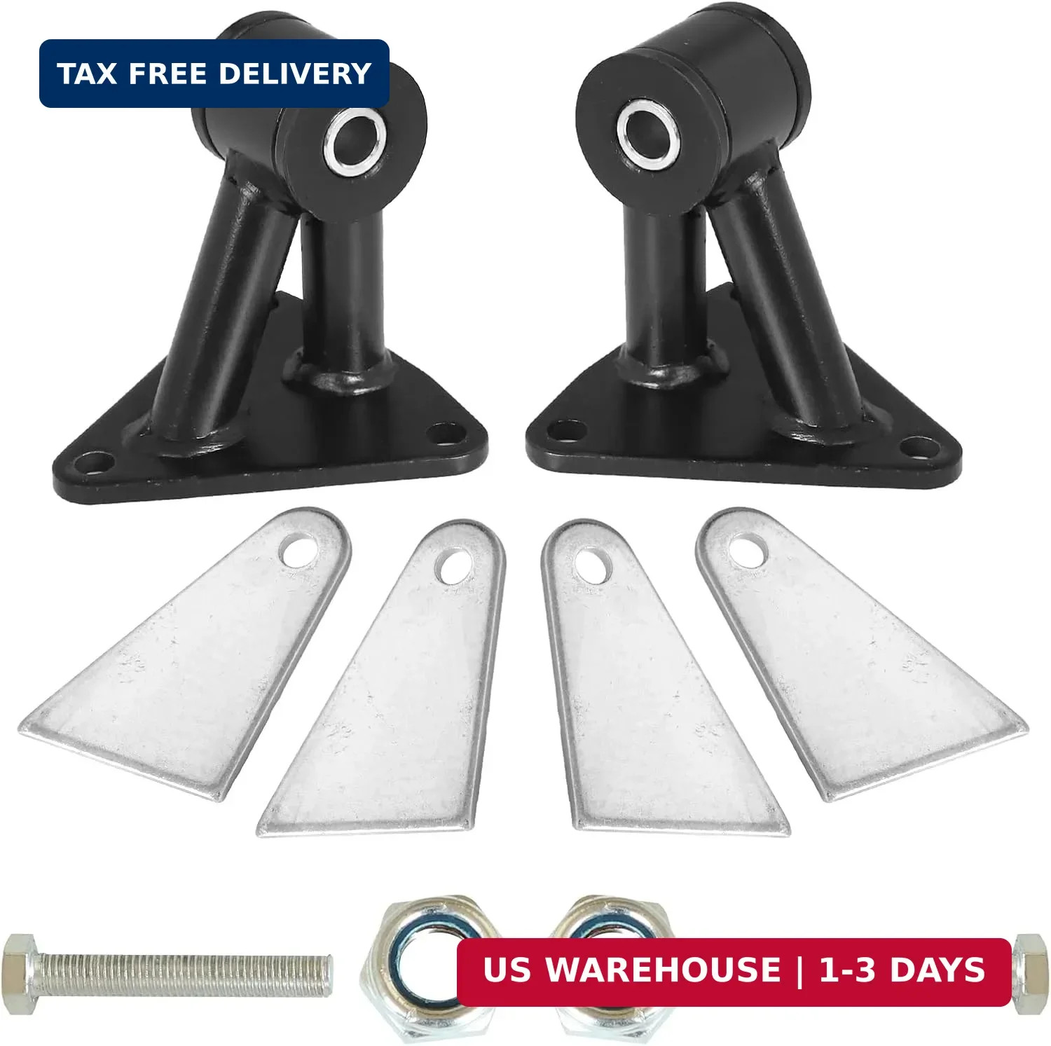 Universal Engine Weld-in Motor Mount Kit Compatible with Small and Big Block SBC
