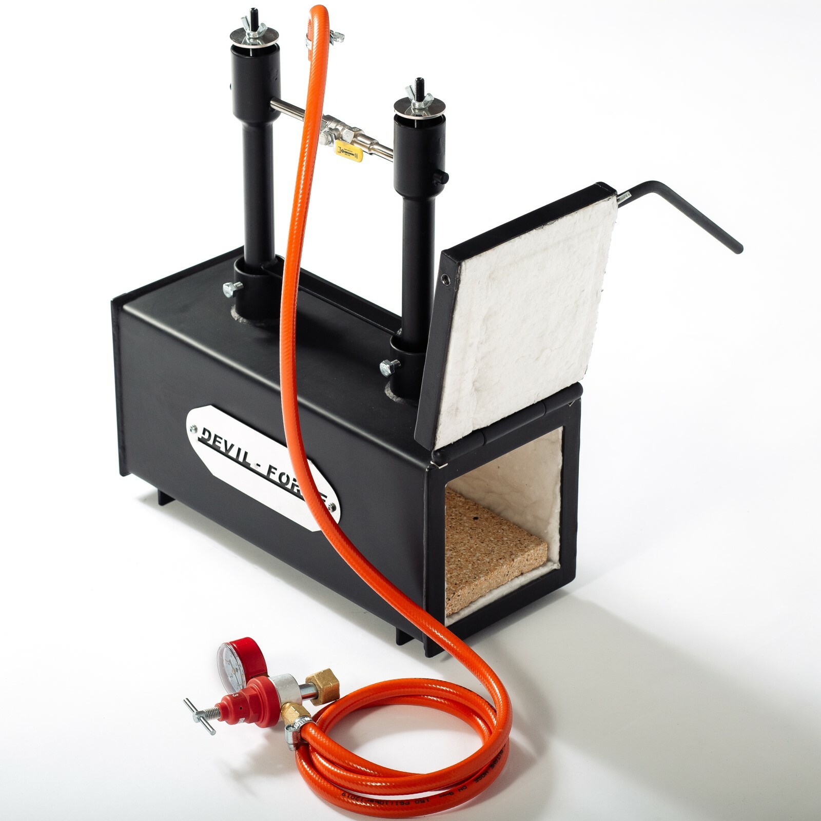 DFPROF2+1D GAS PROPANE FORGE Furnace Burner Knife Making Blacksmith USA