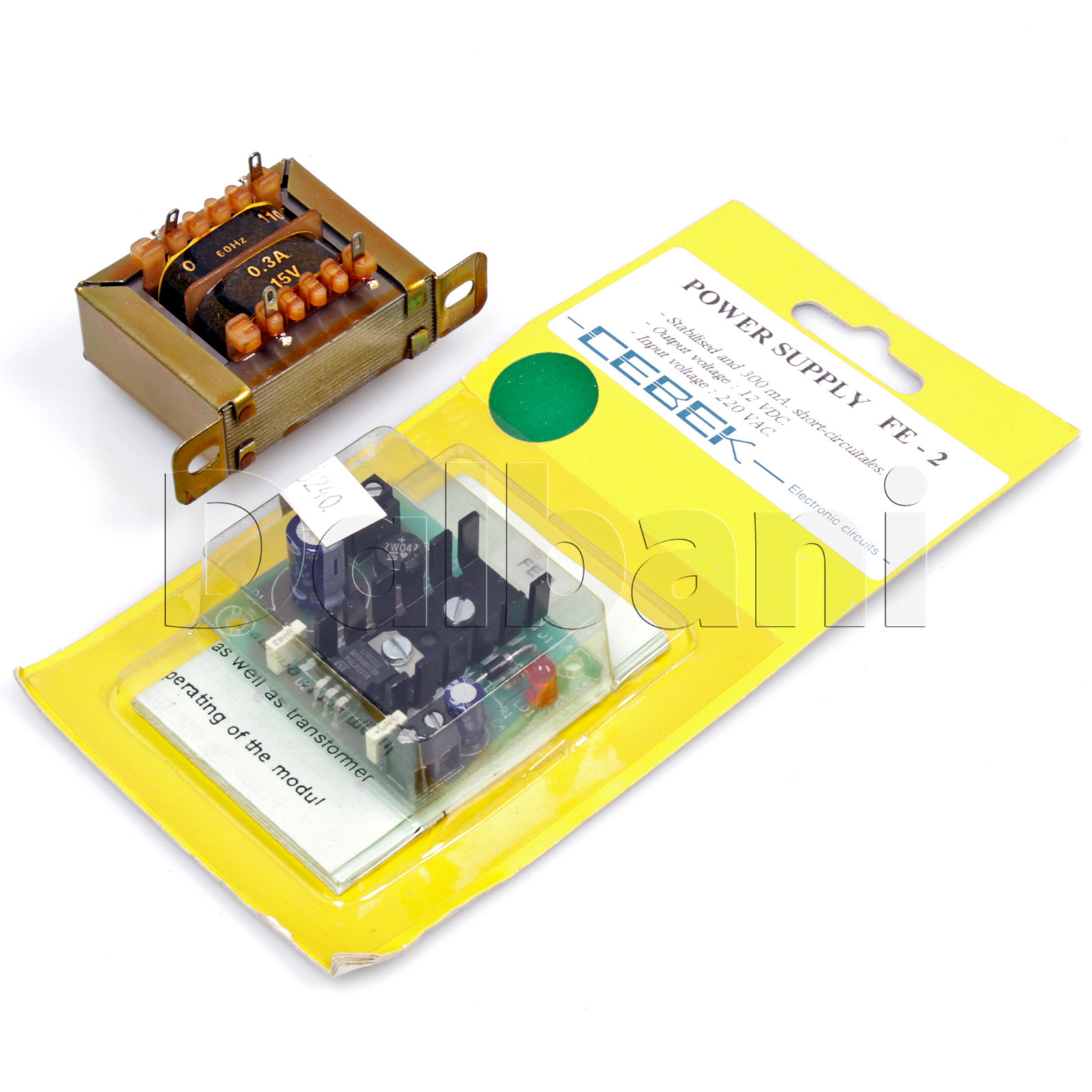 FE-02 Cebek Kit Power Supply Transformer 12 VDC 220 VAC New