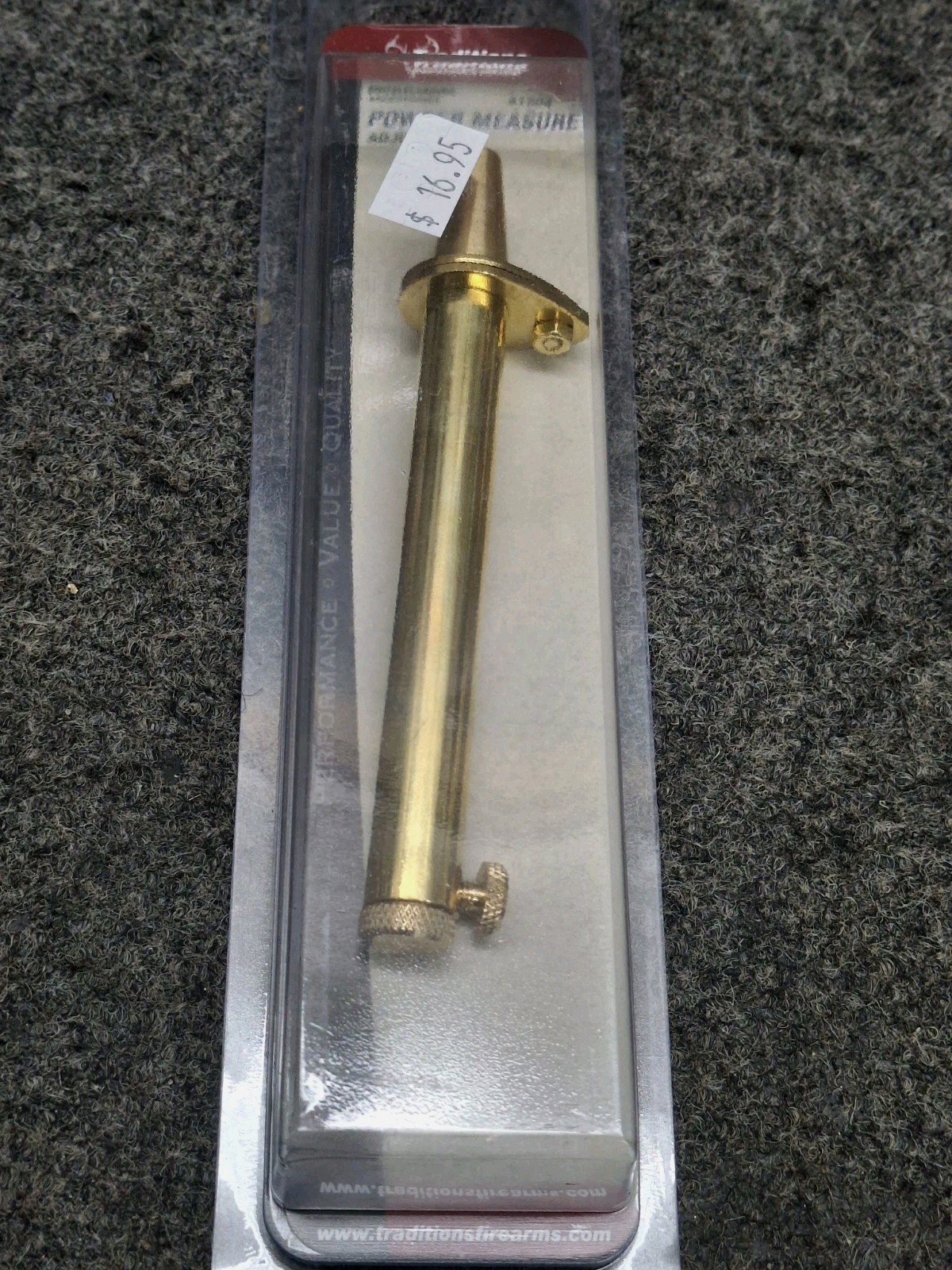 Traditions Brass Powder Measure.  Bx2