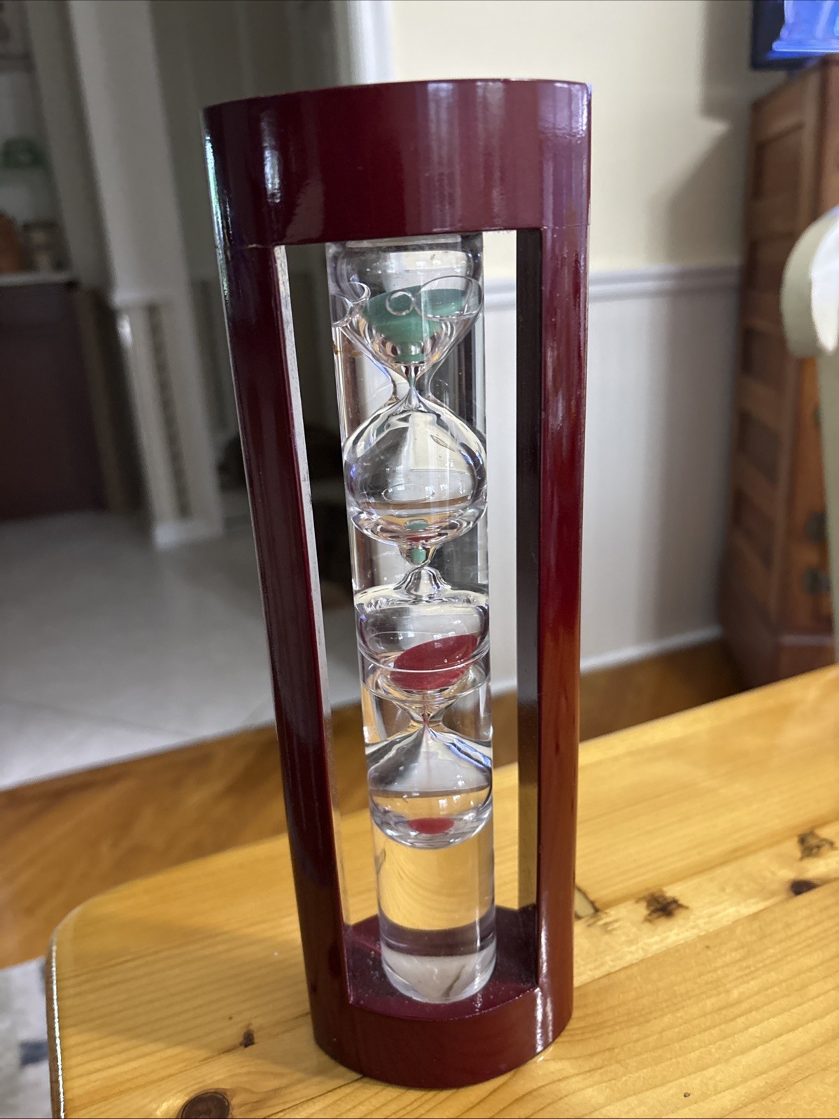 Floating Multicolor Hourglass