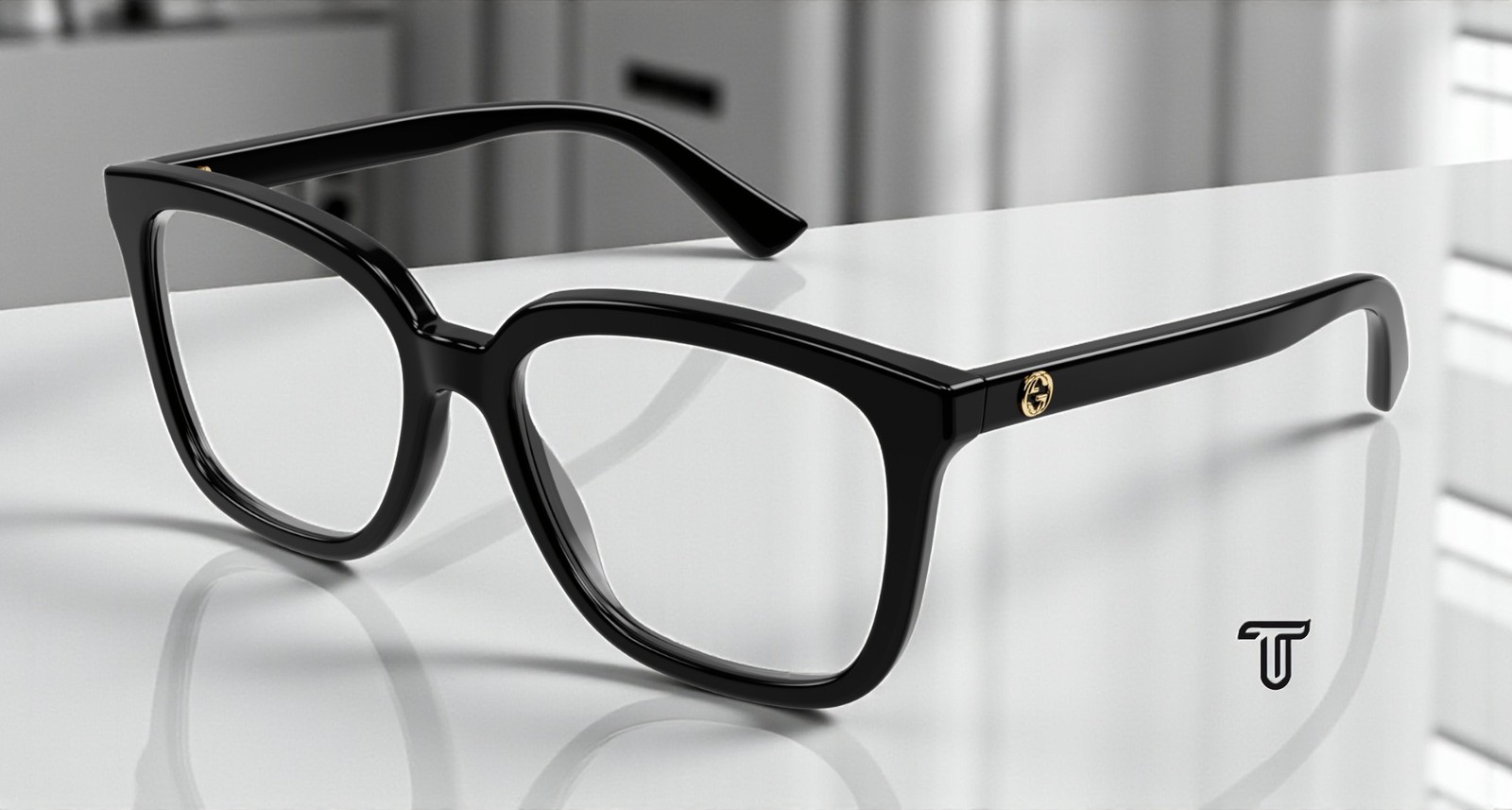 GUCCI GG1319O 001 Round Oval Panthos Acetate Black 53 mm Women's Eyeglasses