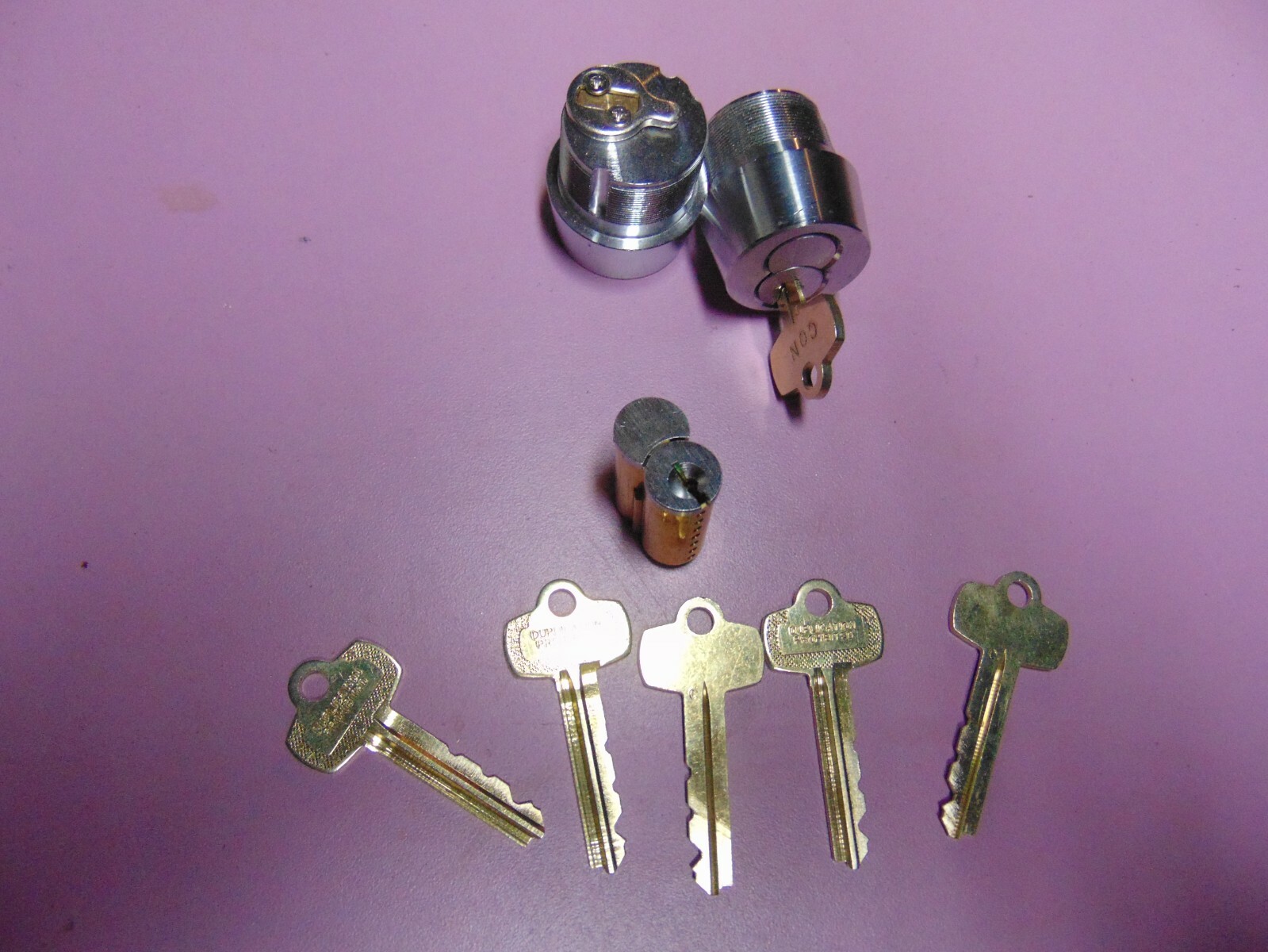 2 BEST LOOK ALIKE MORTISE LOCKS WITH 5 KEYS AND 1 CON. KEY LOCKSMITH