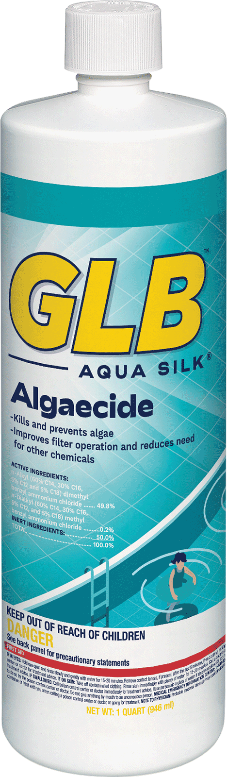GLB Aqua Silk Algaecide 32oz.